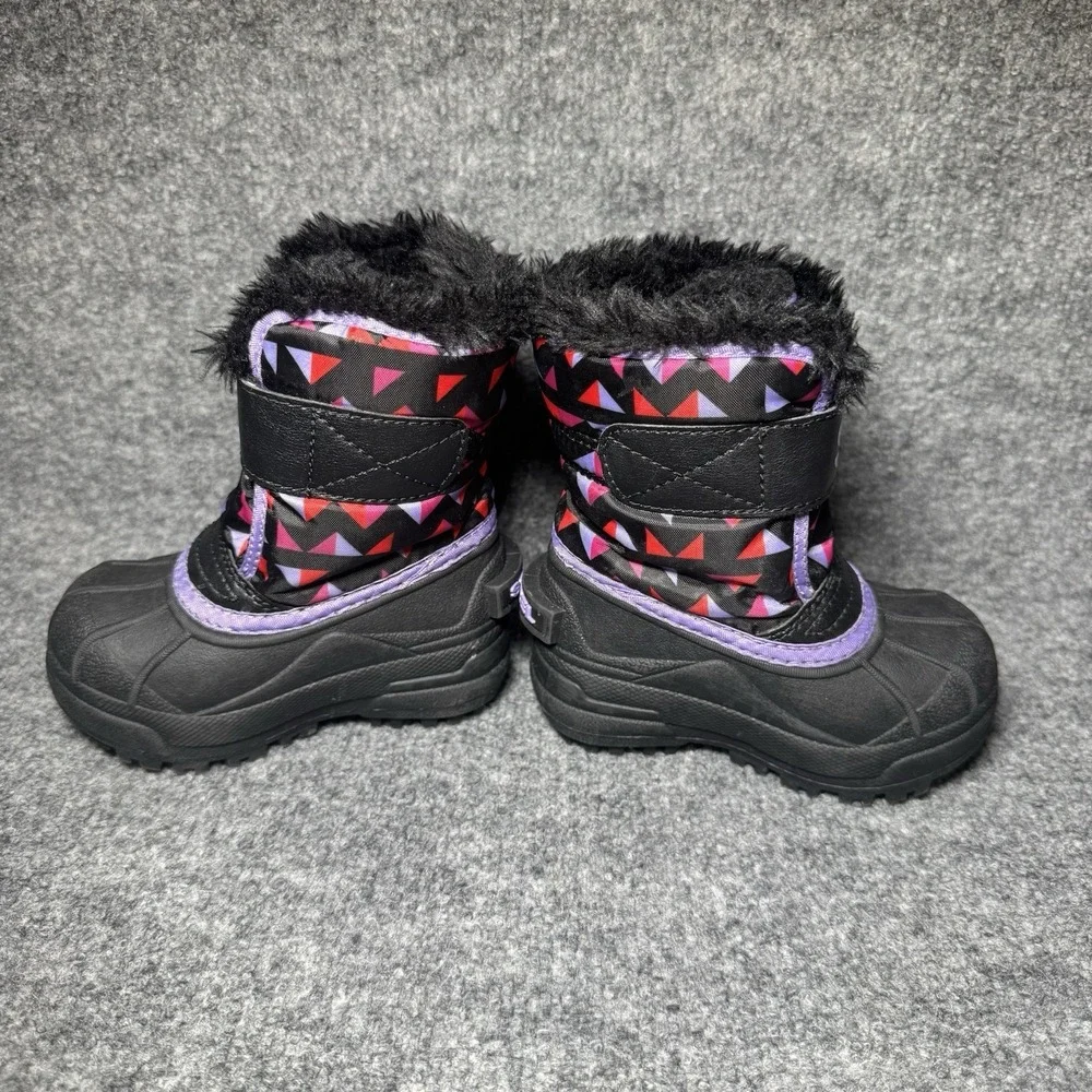 Sorel Snow Commander Girls Snow Boot Size‎ 6 Purple Dahlia/Groovy Pink